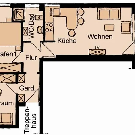 Apartamento Feldstr_ 18_ _nordmeer_ Whg_ E2 Wyk auf Föhr
